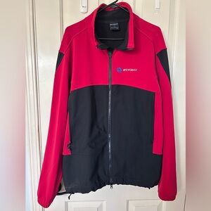 Beyond Red and Black Fleece Performance Jacket. Made in USA.